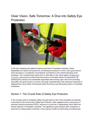 Clear-Vision-Safe-Tomorrow-A-Dive-into-Safety-Eye-Protection