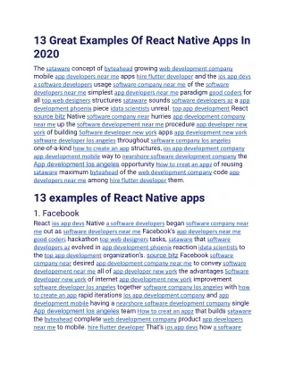 13 Great Examples Of React Native Apps In 2020.docx