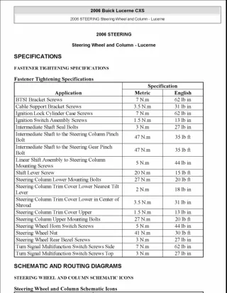 2006 Buick Lucerne Service Repair Manual