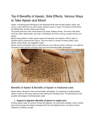 Doc -11 Benefits of Ajwain _ V-pure