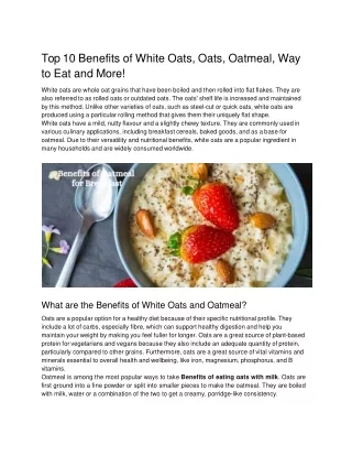 Doc-12 Benefits of White Oats_ V-pure