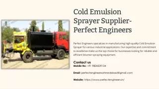 Cold Emulsion Sprayer Supplier / Emulsion Sprayers, Bitumen Sprayer Machine Manu