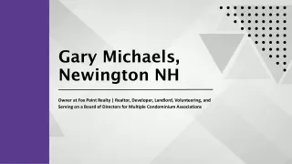 Gary Michaels (Newington, NH) - An Inspirational Maestro