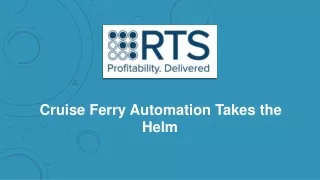 Cruise Ferry Automation Takes the Helm