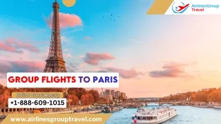 How Can I Get Cheap Group Flights to Paris?