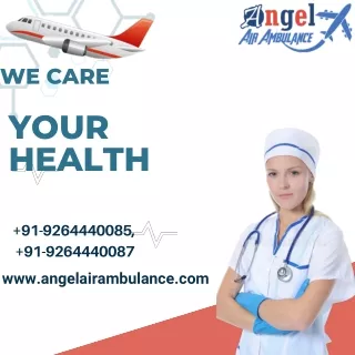 Angel Air Ambulance Service in Jameshedpur And Nagpur