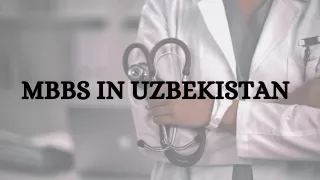 MBBS IN UZBEKISTAN