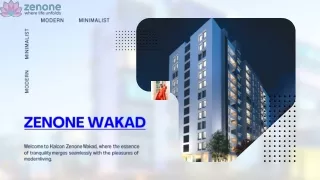 "Zenone Wakad: Tranquil Living at Prime Location"