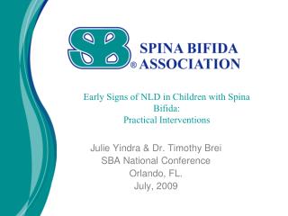 Early Signs of NLD in Children with Spina Bifida: Practical Interventions