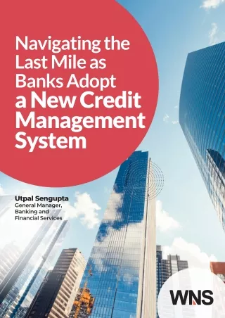 Navigating the Last Mile as Banks Adopt a New Credit Management System