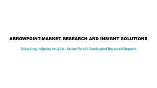 Unlocking Industry Insight: Arrow Point's Syndicated Research Reports