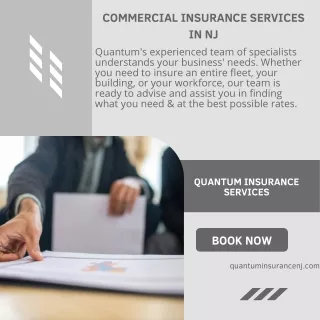 Commercial Insurance Services in NJ