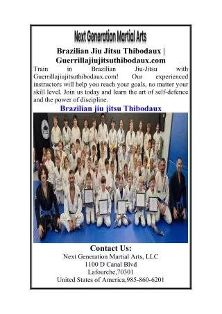 Brazilian Jiu Jitsu Thibodaux  Guerrillajiujitsuthibodaux.com