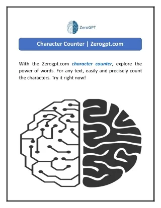 Character Counter Zerogpt