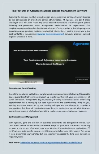 Navigating Compliance with Agenzee's Insurance License Management