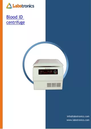 Blood-ID-centrifuge