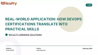 Real-World Application How DevOps Certifications Translate into Practical Skills