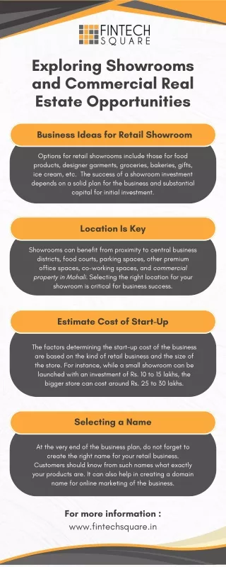 Exploring Showrooms and Commercial Real Estate Opportunities