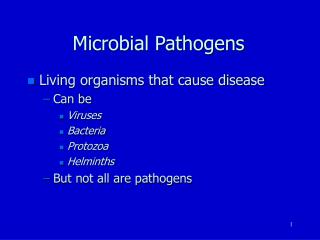 Microbial Pathogens