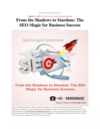 Search Engine Optimization