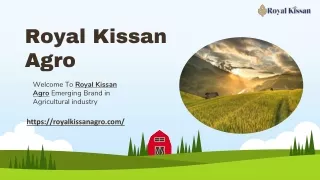Leading Baby weeder importer and supplier - Royal Kissan Agro