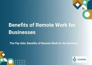 Benefits of Remote Work for Businesses