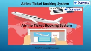 Airline Ticket Booking System