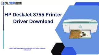 HP DeskJet 3755 Printer Driver Download