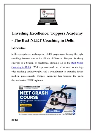 Best NEET Coaching in Delhi Call-07827048964