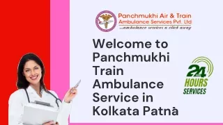 Pick Panchmukhi Train Ambulance Service in Kolkata and Patna for Safe Patient Transfer