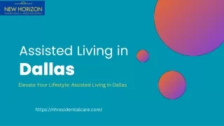 Assisted Living in Dallas