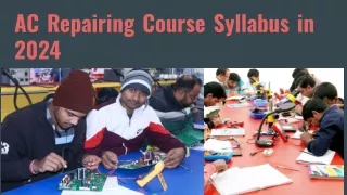 AC Repairing Course Syllabus in 2024