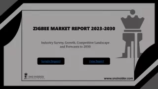 Zigbee Market - Size, Share, Analysis Industry and Forecast 2030