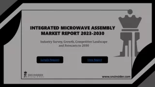 INTEGRATED MICROWAVE ASSEMBLY MARKET