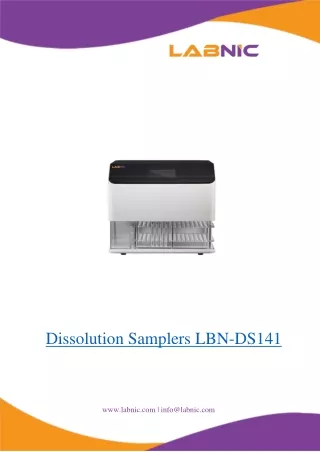 Dissolution-Samplers-LBN-DS141