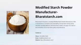 Modified Starch Powder Manufacturer, Industrial Adhesive Powder, Gum powder Manu