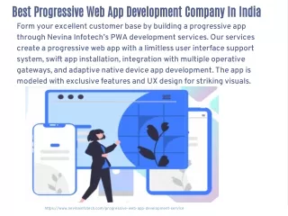 Best Progressive Web App Development Company In India