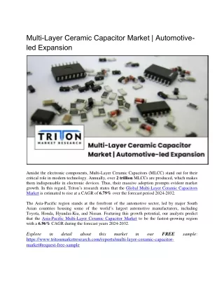 Multi-Layer Ceramic Capacitor Market