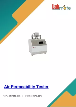 Air-Permeability-Tester