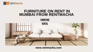 Furniture on rent in Mumbai from RentMacha