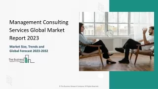 Management Consulting Services Market Report Size, Share And Forecast To 2033
