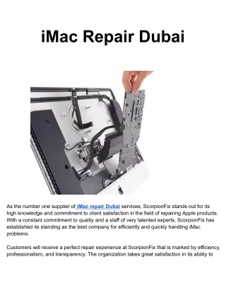 iMac Repair Dubai