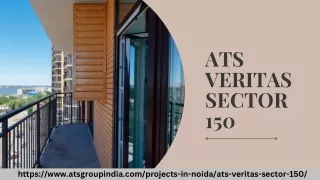 ATS Veritas Sector 150 Noida | Exclusive 3/4 BHK Homes