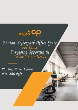 Bhutani Cyberpark Office Space For Lease | 7065059610