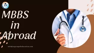 Exploring International Pathways: Embarking on an MBBS Journey Abroad