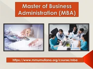 Master of Business Administration (MBA)