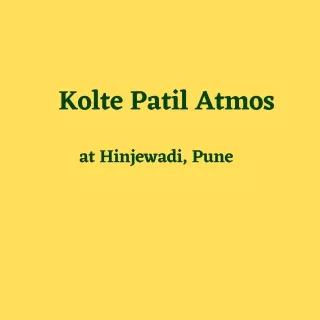 Kolte Patil Atmos Hinjewadi Pune  E-Brochure