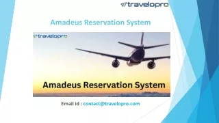 Amadeus Reservation System