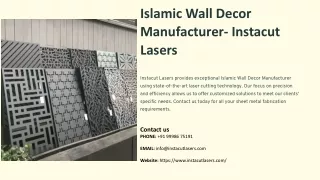 Islamic Wall Decor Manufacturer, Islamic Wall Decor Manufacturer in india