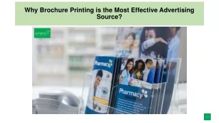 Why Brochure Printing is the Most Effective Advertising